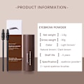 Miniatyrbild 5 av 10: One Step Brow Stamp Shaping Kit Light Brown