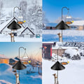 Pikkukuva 10 / 10: Squirrel Baffle Bird Feeder tanko 12INCHNO HOOK NO HOOK 12inchno hook