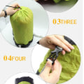 Miniatyrbilde 6 av 10: Camping Sportsbag Mesh Oppbevaringsveske ORANGE L Orange L