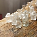 Miniatyrbild 5 av 10: Glasvas Hydroponic Terrarium 3 3 3