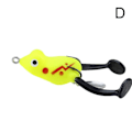 Miniatyrbild 1 av 10: 2st 4,5 cm 11g gummigroda Mjuka fiskedrag D D D