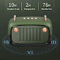 Miniatyrbild 4 av 9: Langaton BS32D Bluetooth -kaiutin MUSTA Black