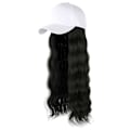 Miniatyrbilde 3 av 9: Connect Wig Justerbar LYSEBRUN SORT HUE SORT HUE light brown Black hat-Black hat