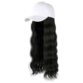 Miniatyrbillede 3 af 9: Connect Wig Justerbar LYSEBRUN SORT HAT SORT HAT light brown Black hat-Black hat