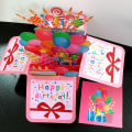 Miniatyrbillede 7 af 10: 3D Pop-up buket papirblomster 3 3 3