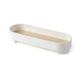 Miniatyrbillede 1 af 10: 1 stk Natbordsbakke Opbevaringsbakke Badeværelsesorganiseringsbakke White 1 Pcs-1 Pcs