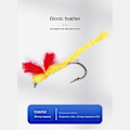 Miniatyrbilde 8 av 10: Fluefiske lokke Woolly Worm lokke 10STK-10 KROK 10STK-10 KROK 10pcs-10 Hook