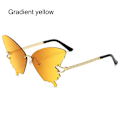 Miniatyrbild 1 av 10: Butterfly Solglasögon Gradient Solglasögon GRADIENT GUL Gradient yellow