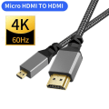 Pikkukuva 3 / 9: D-tyypin HDMI-kaapeli Videokaapeli 1M 1m