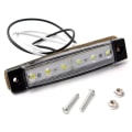 Miniatyrbillede 7 af 10: 4 STK LED-sidemarkeringsindikatorlys Advarselsbaglygte HVID White 12V-12V