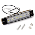 Pikkukuva 7 / 10: 4kpl LED-sivumerkin merkkivalo Varoitustakavalo PUNAINEN 12V Red 12V-12V