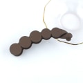 Miniatyrbillede 1 af 10: Sløjfe Ovale Bananclips Matte Hårspænder BRUN STYLE 1 STYLE 1 Brown Style 1-Style 1