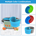 Miniatyrbilde 3 av 10: Slow Cooker Liner Slow Cooker Separator 2 STK BLÅ&GRÅ 2 STK 2pcs Blue&Grey