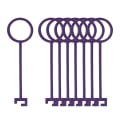 Pikkukuva 1 / 9: 30 kpl Clay Target -pidike Savikyyhkyn koukut Savitarrateline