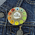 Miniatyrbilde 4 av 8: Mood Brosje Pin Interaktivt emaljemerke 2 2 2