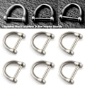 Miniatyrbilde 10 av 10: Solid karabinkrok D buestifter 21MMSHINY OVERFLATE BLANKENDE OVERFLATE 21mmShiny Surface