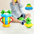 Pikkukuva 10 / 10: Pyramid Blocks Set Set 10 kpl 10 kpl 10pcs