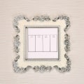 Miniatyrbilde 8 av 10: Enkel lysbryter deksel Sokkel Surround Frame 02 02 02