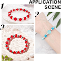 Miniatyrbillede 3 af 4: Spacer Beads Barrel Pattern Spacer Beads Stort Hul Rustfri