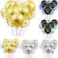 Miniatyrbild 10 av 10: Eid Mubarak Ballonger Fest Dekoration GULD 10 STK