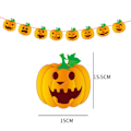 Pikkukuva 1 / 10: 2 kpl Halloween-banneri taustakoristeriipus STYLE 1 STYLE 1 Style 1