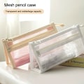 Pikkukuva 10 / 10: 2 kpl Mesh Exam Paperilaukku Case VALKOINEN White