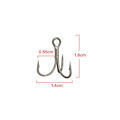 Pikkukuva 8 / 10: 20 kpl / set Fishhooks High Carbon Steel 8 8 8