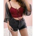 Miniatyrbillede 8 af 10: Kvinder Blonde BH Sexet Lingeri BH WINE RED S wine red S