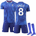 Pikkukuva 1 / 2: 25-26 Chelsean lasten kotipelipaita sukilla NO.8 ENZO Fernández 16