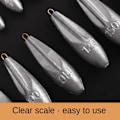 Miniatyrbillede 10 af 10: 1/2/3/5/10stk Fiske Bly Synker Fiske Vægt Synke 10g(9g)-10pcs