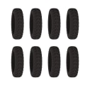 Miniatyrbillede 8 af 10: 8 STK/Sæt Rejse Bagage Caster Sko Kuffert Hjul Beskyttelse light grey 8pcs-8pcs