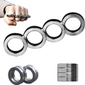 Miniatyrbillede 4 af 9: 2/4 STK Foldering Fire-Finger Lås Ring 4 STK 4 STK 4PCS
