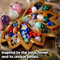 Pikkukuva 5 / 7: Lotus Crystal Tray Crystal Display Case Koristealusta