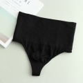 Miniatyrbild 6 av 10: Slimming Waist Trainer String G-string SVART M Black M