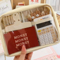Pikkukuva 5 / 10: Kirkas Case Kynälaukku BEIGE CLEAR CLEAR Beige Clear-Clear