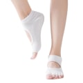Miniatyrbillede 10 af 10: Yogasokker Dansestrømper ROSE RED STYLE 1 STYLE 1 Rose red Style 1-Style 1