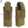 Miniatyrbillede 1 af 10: Tactical Molle Holder Lommelygte Nylonpose 7 7 7