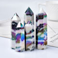 Pikkukuva 6 / 7: Natural Aura Crystal Column Hexagonal Crystal Tower 7CM-8CM 7cm-8cm