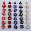 Miniatyrbild 5 av 7: 7 st/ set DND-tärningar Polyedriska tärningar STYLE 4 STYLE 4 Style 4