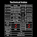 Miniatyrbillede 9 af 10: Spændingsdetektor Tester DC AC Digital Multimeter A3X VÆRKTØJSÆT A3X Tool kits