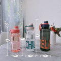 Miniatyrbillede 2 af 10: Sportsvandflaske Drikkeflaske HVID 1000ML 1000ML White 1000ML-1000ML