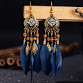 Miniatyrbilde 1 av 10: Dingle øredobber Tassel Beads Øredobber 1 1 1