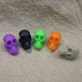 Miniatyrbilde 8 av 10: 100/50 STK Halloween Mini Skull Lysende skjeletthode LLUMINØS LLuminous