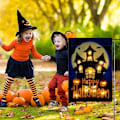 Pikkukuva 4 / 10: Halloween-LED-lippu power puutarhalippu 2 2 2