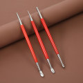 Miniatyrbilde 10 av 10: Carving Innrykk Pen Clay Crimping Pen Lær Gravering Penn