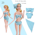 Miniatyrbild 8 av 10: Dollsimkläder Bikini 5 5 5
