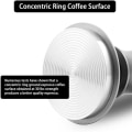 Miniatyrbild 5 av 9: Kaffe Tamper Rostfritt stål Baserat Tamper SILVER silver