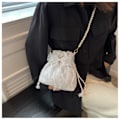 Miniatyrbilde 8 av 10: Lace Bucket Bag Bowknot Crossbody Bags ROSA pink