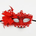 Pikkukuva 1 / 10: Lace Eye Masks Masquerade Masks RED red