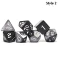 7 stk/sett DND terning polyedrisk terning STIL 2 STIL 2 Style 2